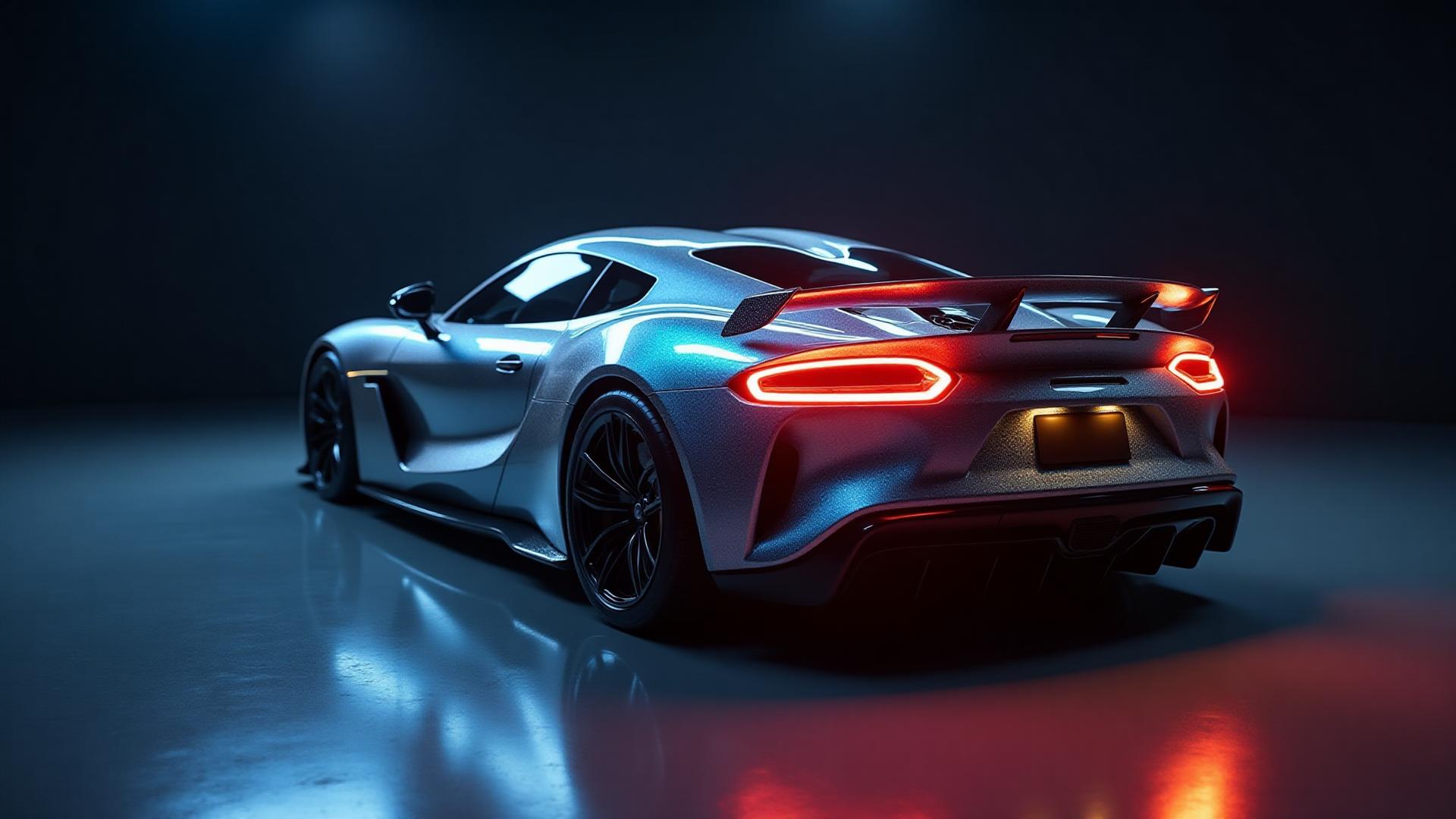 Chameleon color-shifting car wrap